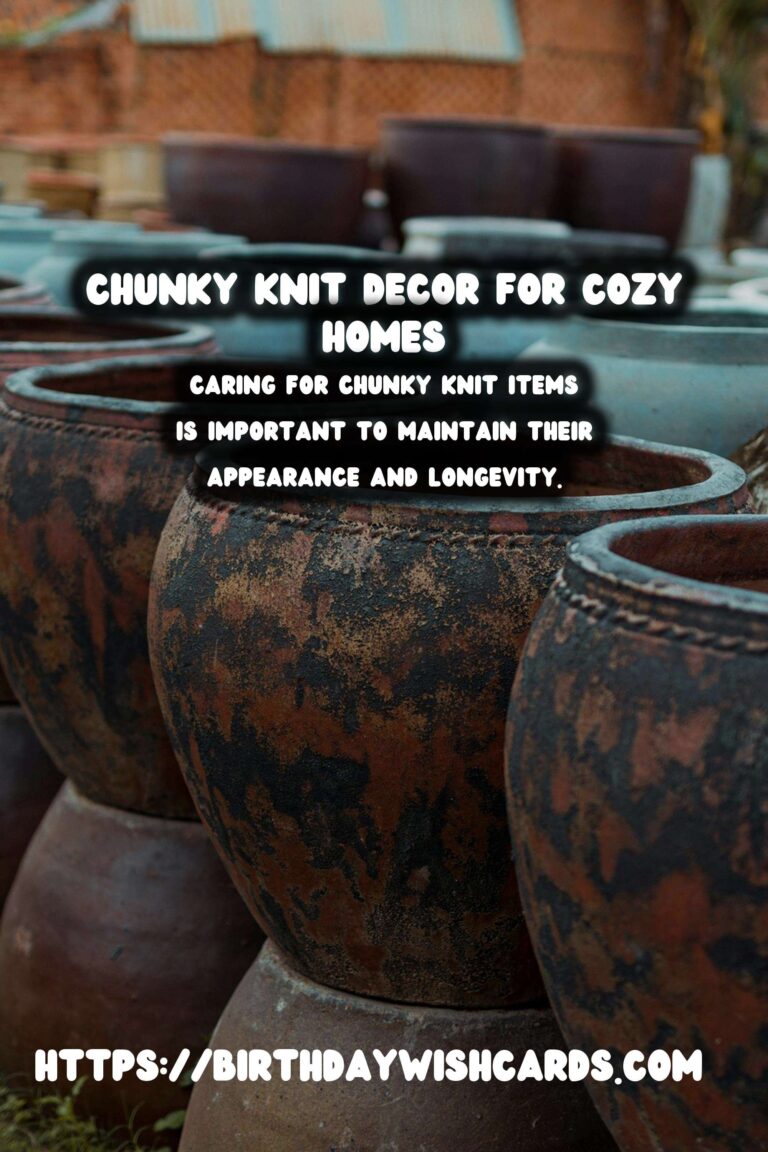 Transform Your Home with Chunky Knit Decor for Ultimate Winter Coziness