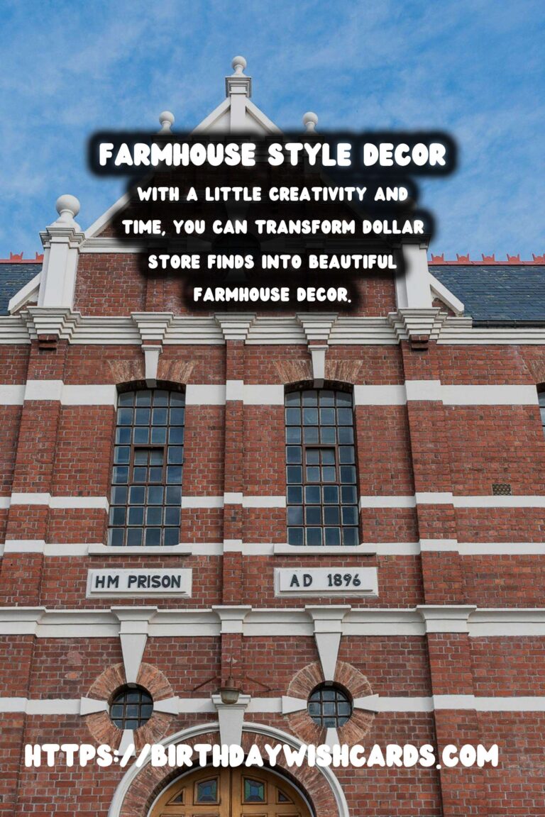 Transform Your Home with DIY Farmhouse Style Decor Using Dollar Store Finds