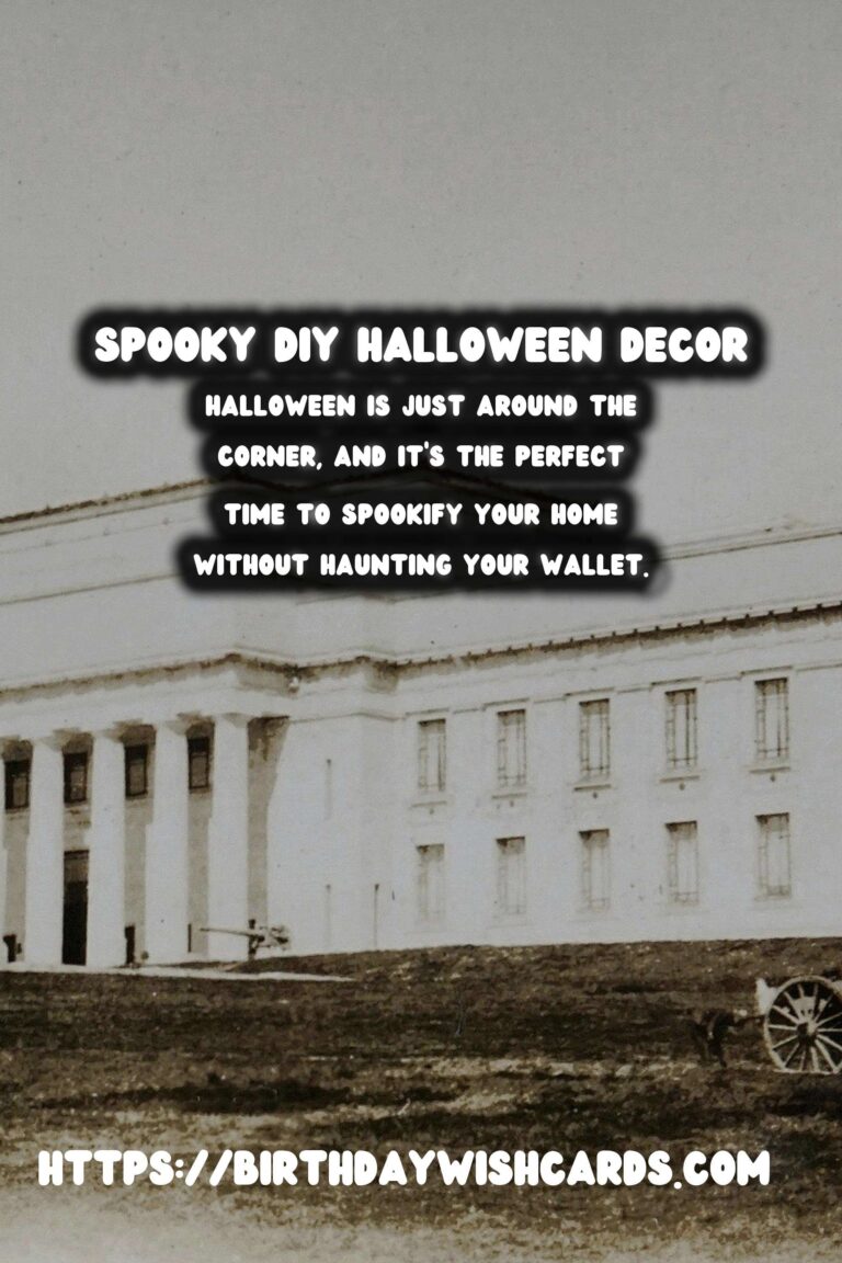 Transform Your Home with Spooky DIY Halloween Decor on a Budget