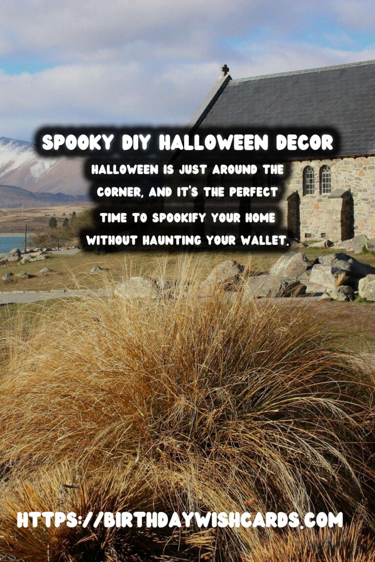 Transform Your Home with Spooky DIY Halloween Decor on a Budget