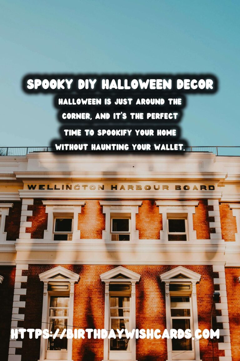 Transform Your Home with Spooky DIY Halloween Decor on a Budget