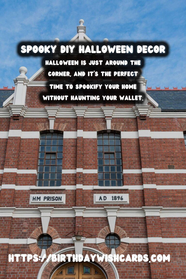 Transform Your Home with Spooky DIY Halloween Decor on a Budget
