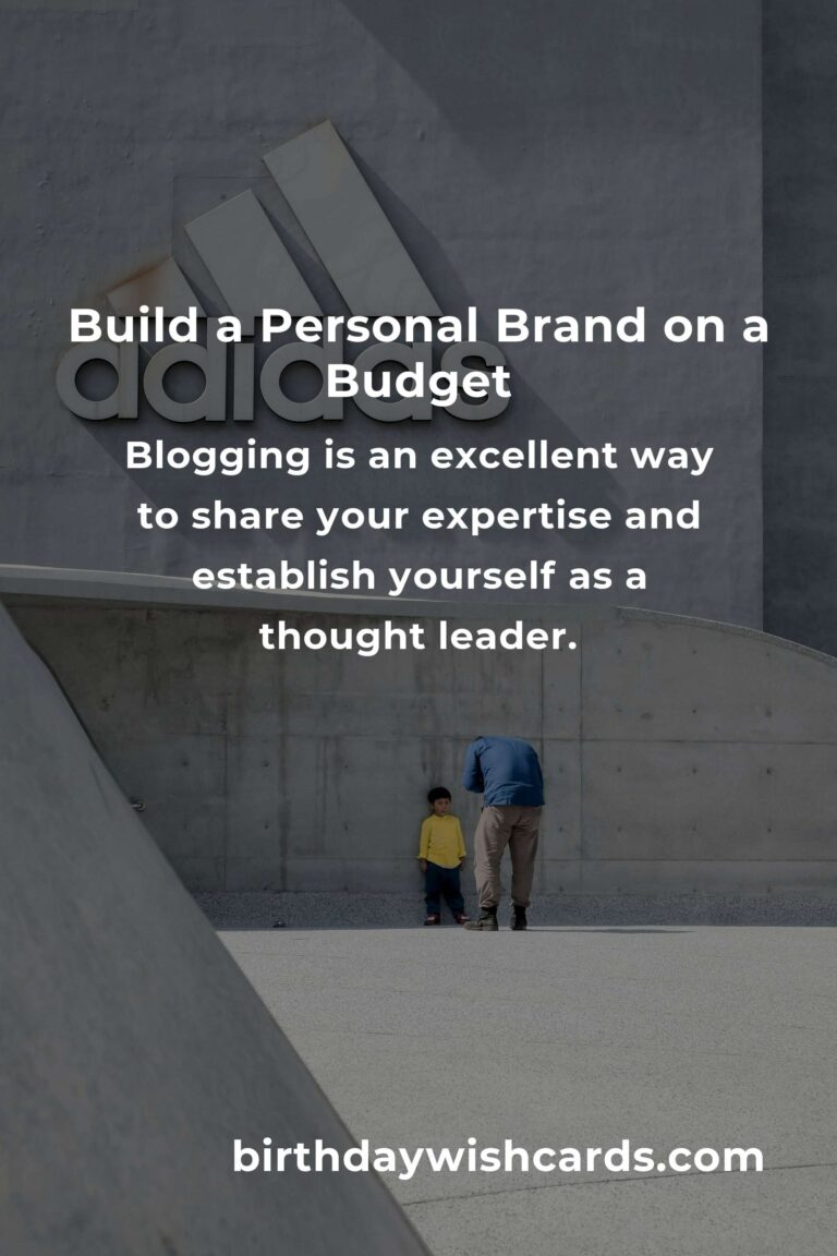Transform Your Life with Budget-Friendly Personal Branding