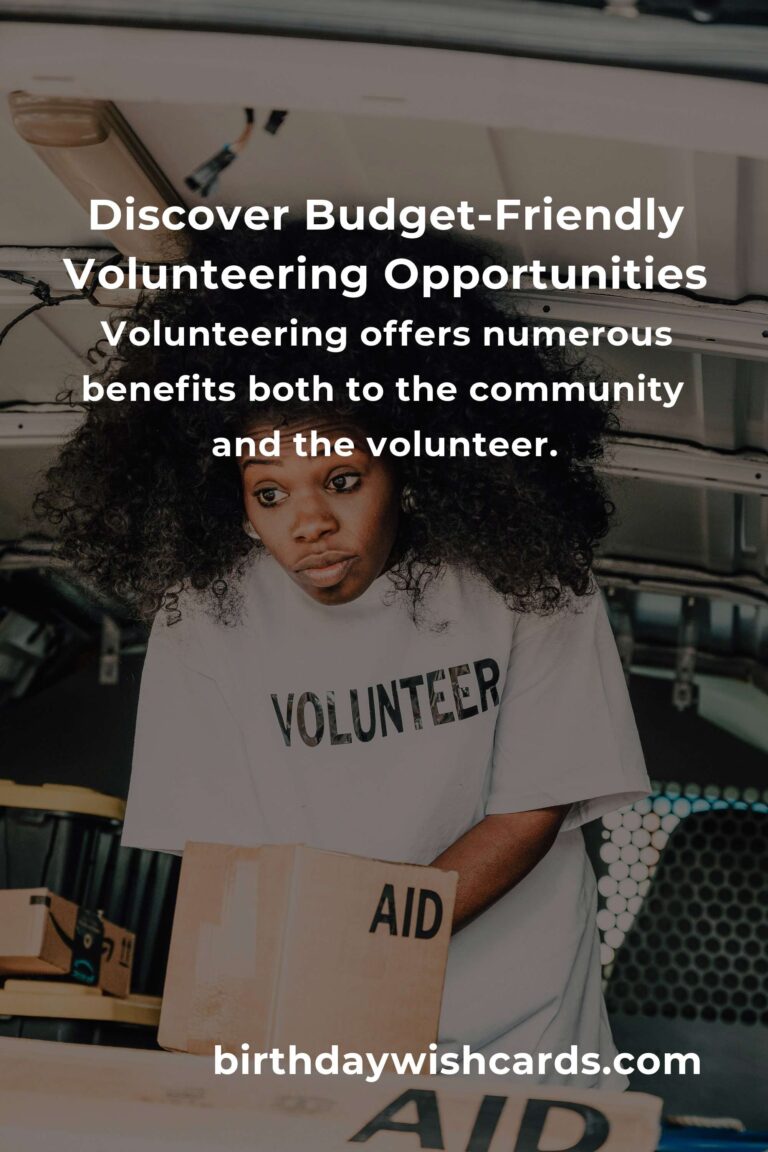 Transform Your Life with Budget-Friendly Volunteering