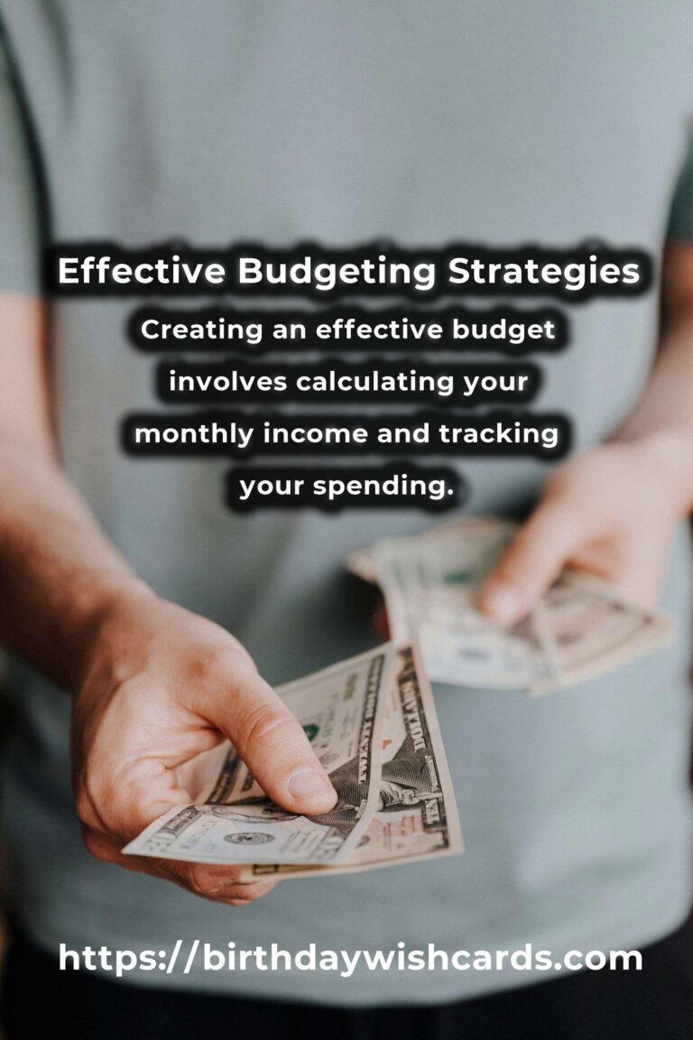 Transform Your Life with Budgeting: A Comprehensive Guide