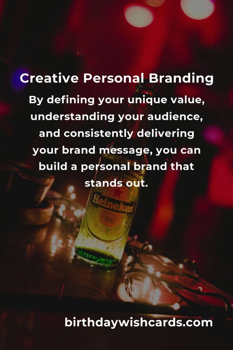 Transform Your Life with Creative Personal Branding