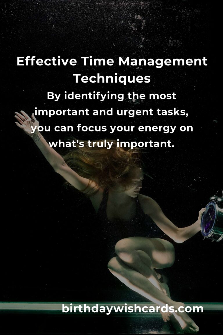 Transform Your Life with Effective Time Management Techniques