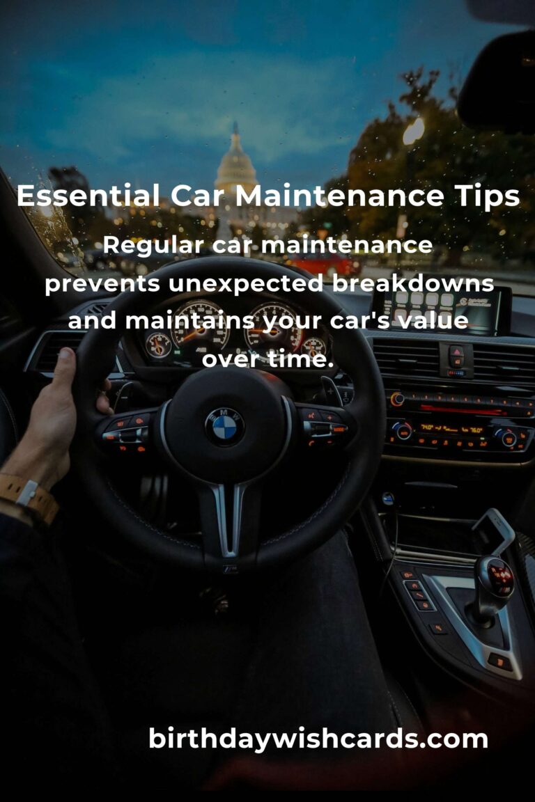 Transform Your Life with Essential Car Maintenance Methods