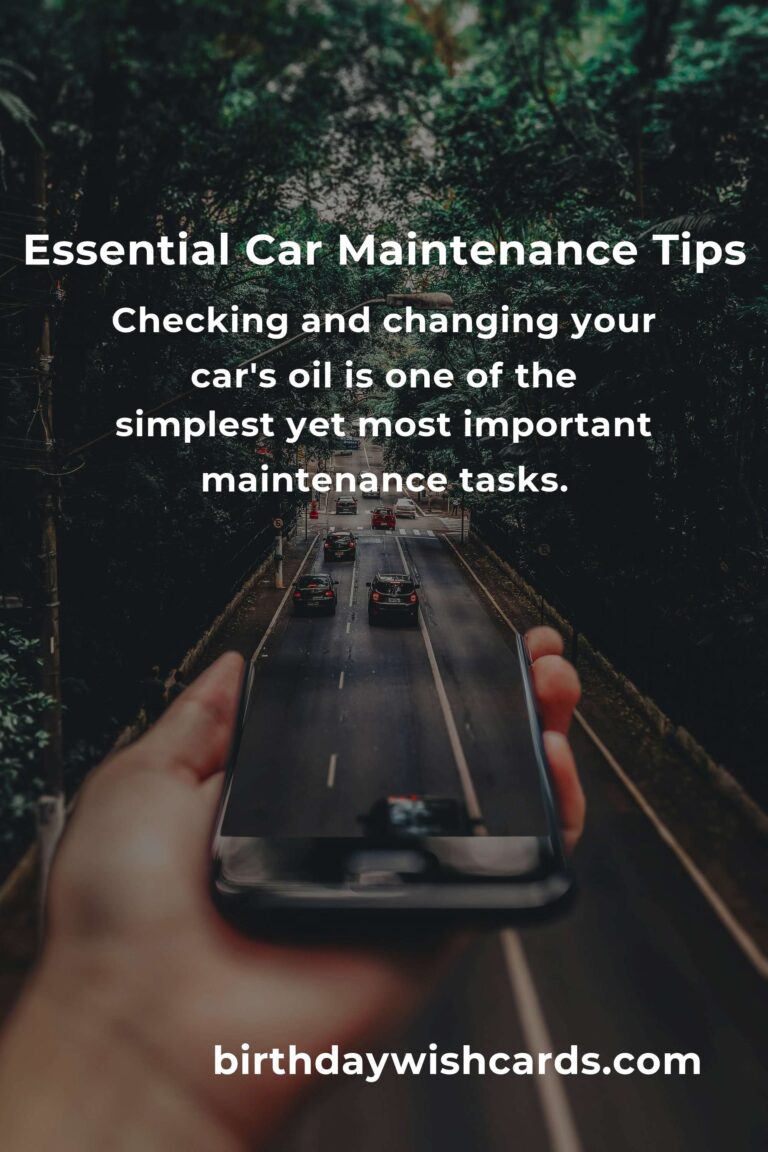 Transform Your Life with Essential Car Maintenance Methods