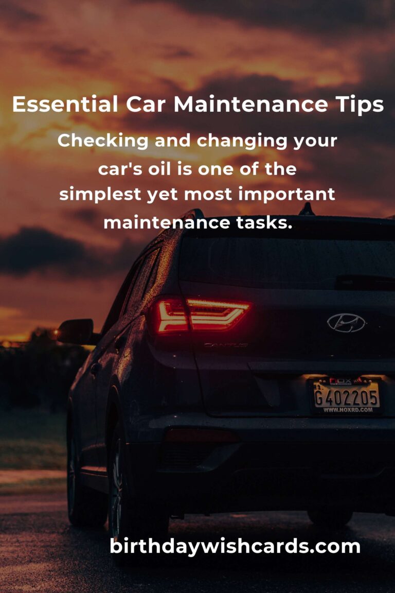 Transform Your Life with Essential Car Maintenance Methods