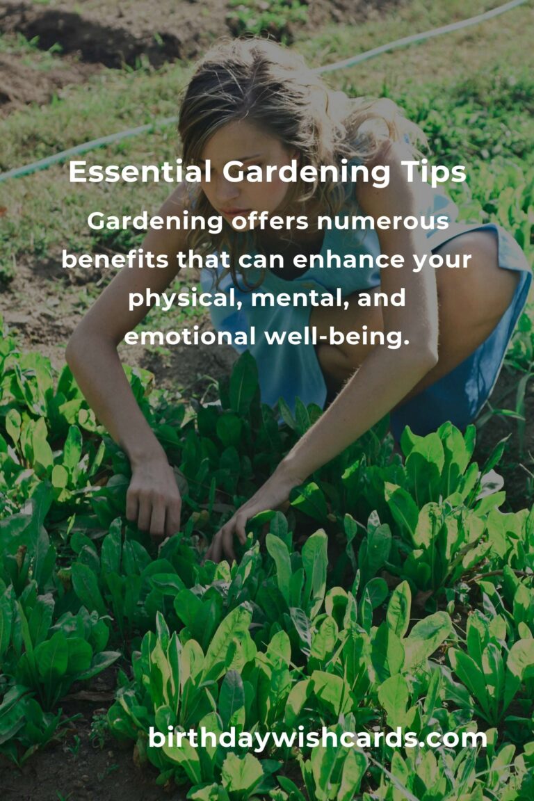 Transform Your Life with Essential Gardening Tips
