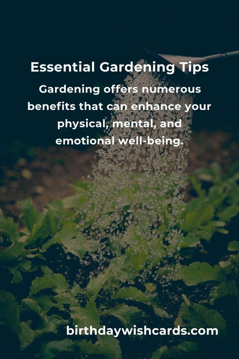 Transform Your Life with Essential Gardening Tips