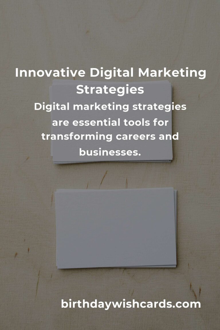 Transform Your Life with Innovative Digital Marketing Strategies