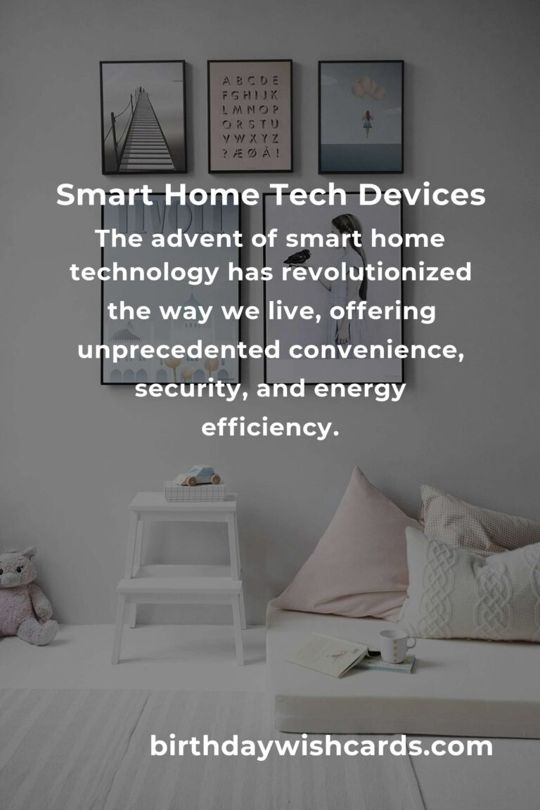 Transform Your Life with Smart Home Tech Ideas