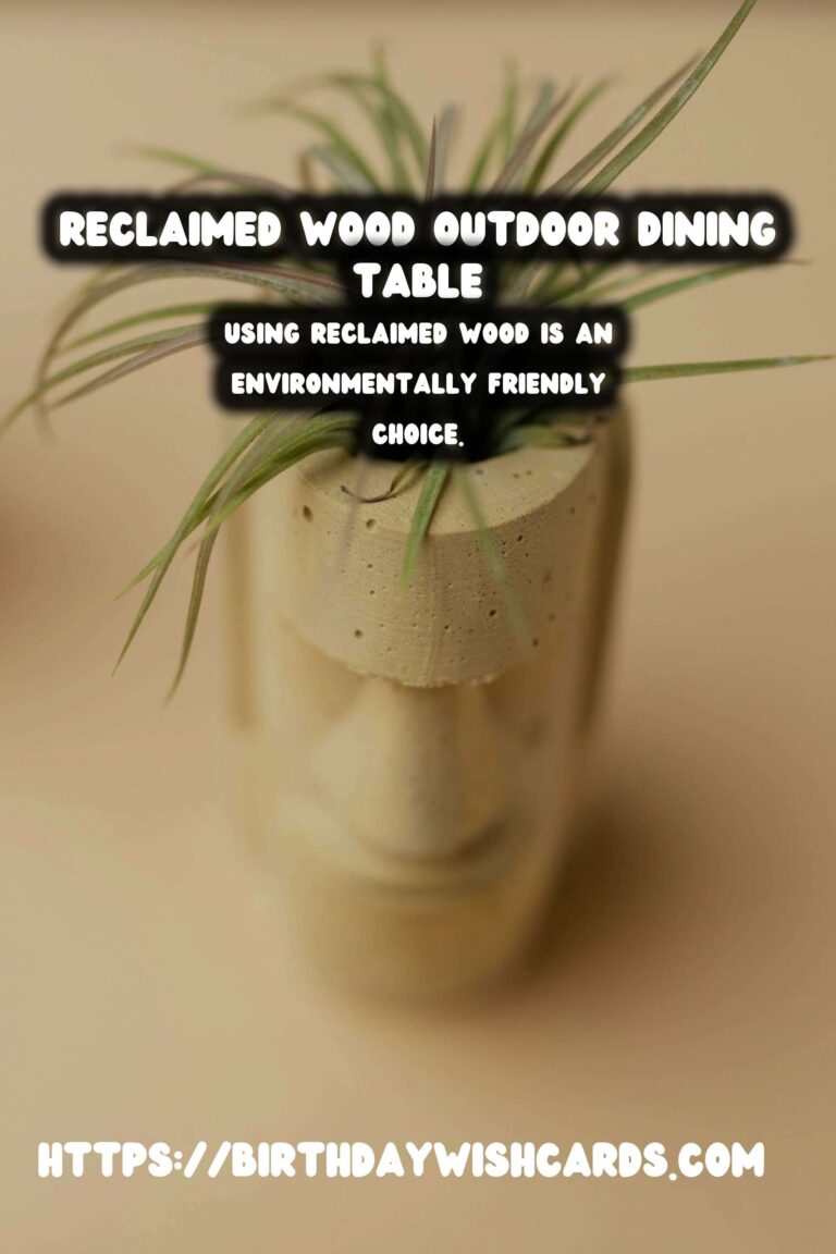 Transform Your Summer Outdoor Dining Experience with Reclaimed Wood Tables
