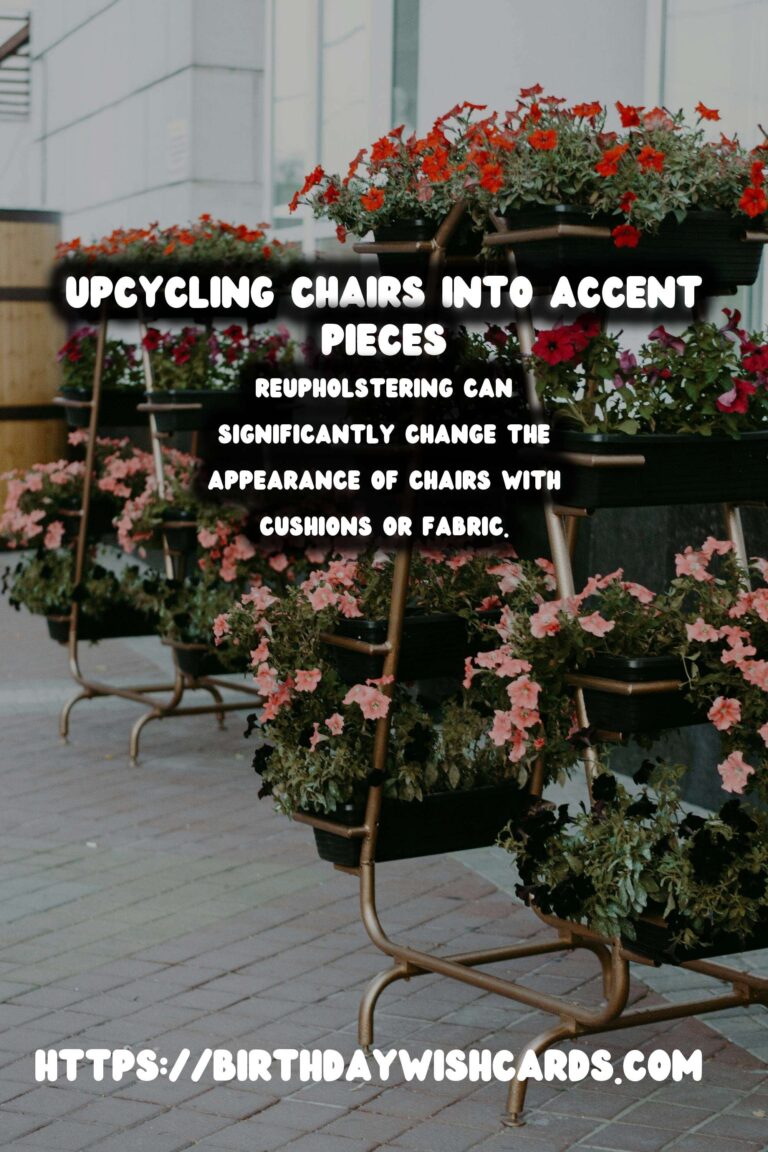 Transforming Old Chairs into Stunning Accent Furniture