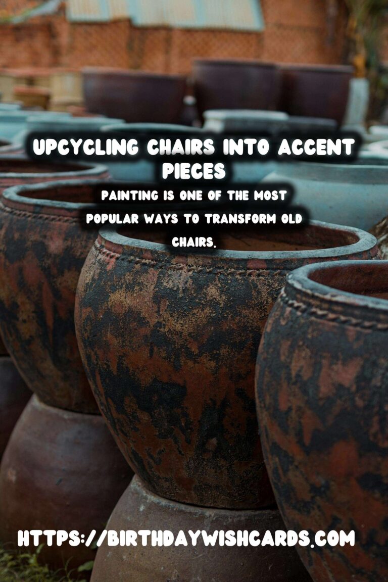 Transforming Old Chairs into Stunning Accent Furniture