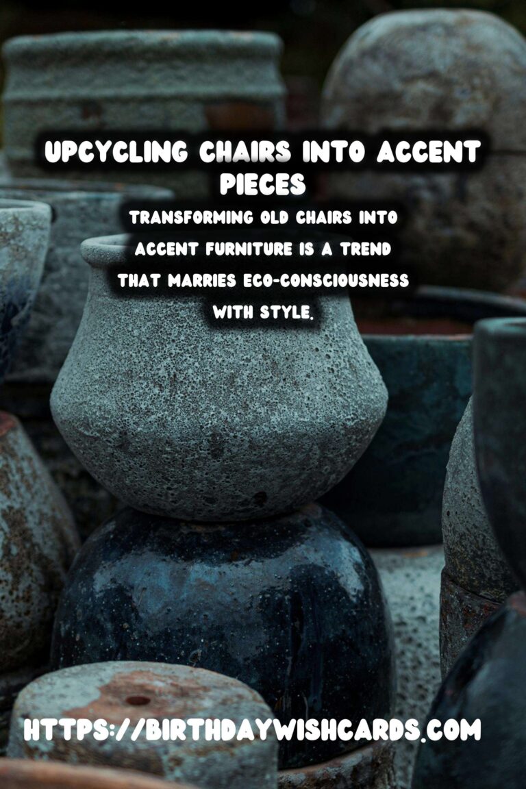Transforming Old Chairs into Stunning Accent Furniture