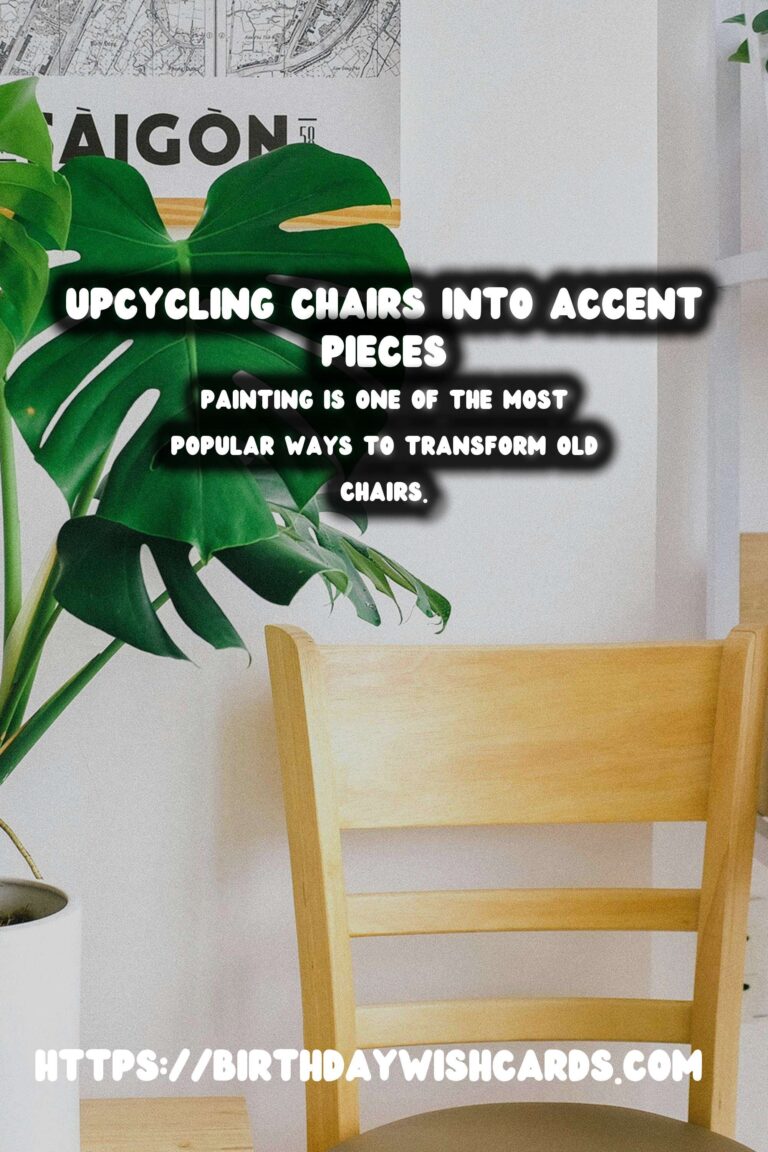 Transforming Old Chairs into Stunning Accent Furniture