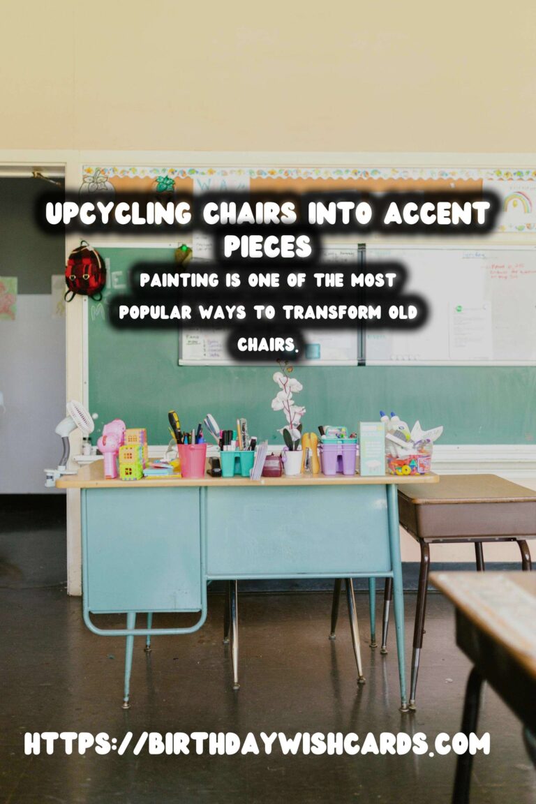 Transforming Old Chairs into Stunning Accent Furniture