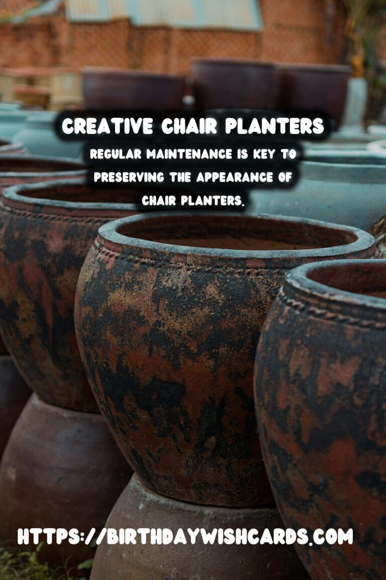 Transforming Old Chairs into Stunning Planter Displays
