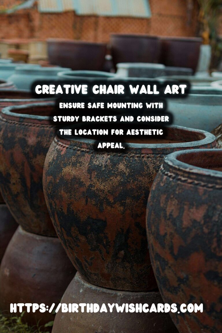 Transforming Old Chairs into Unique Wall Art