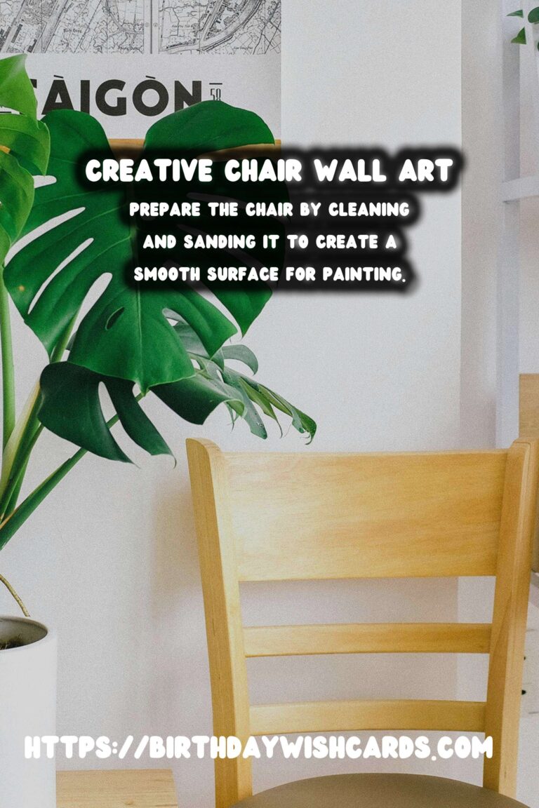 Transforming Old Chairs into Unique Wall Art