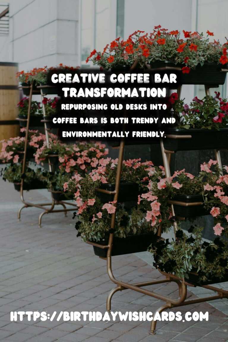 Transforming Old Desks into Coffee Bars: A Creative Guide