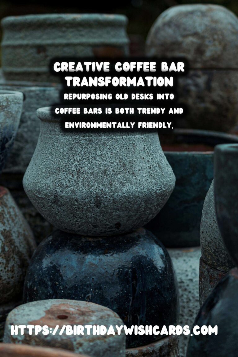 Transforming Old Desks into Coffee Bars: A Creative Guide