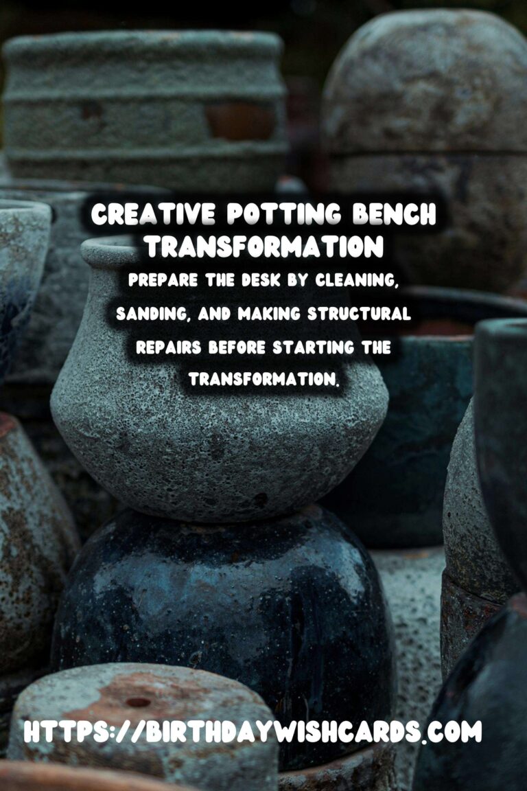Transforming Old Desks into Potting Benches: A Creative Guide