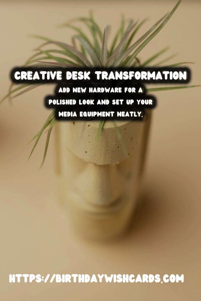 Transforming Old Desks into Stylish Media Consoles