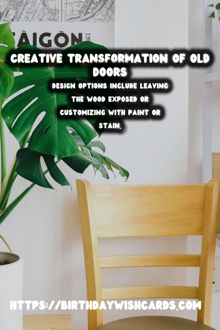 Transforming Old Doors into Dining Tables: A Creative Guide