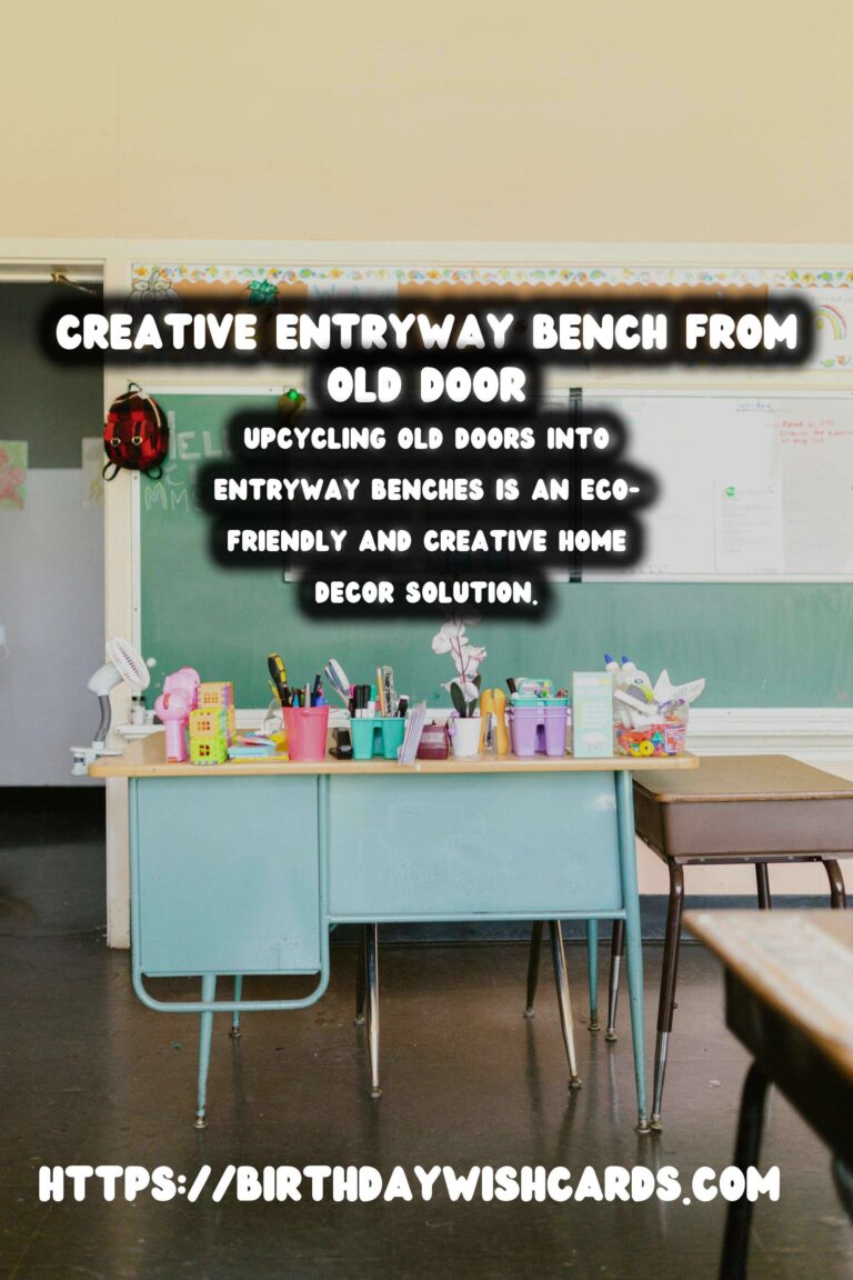 Transforming Old Doors into Stunning Entryway Benches