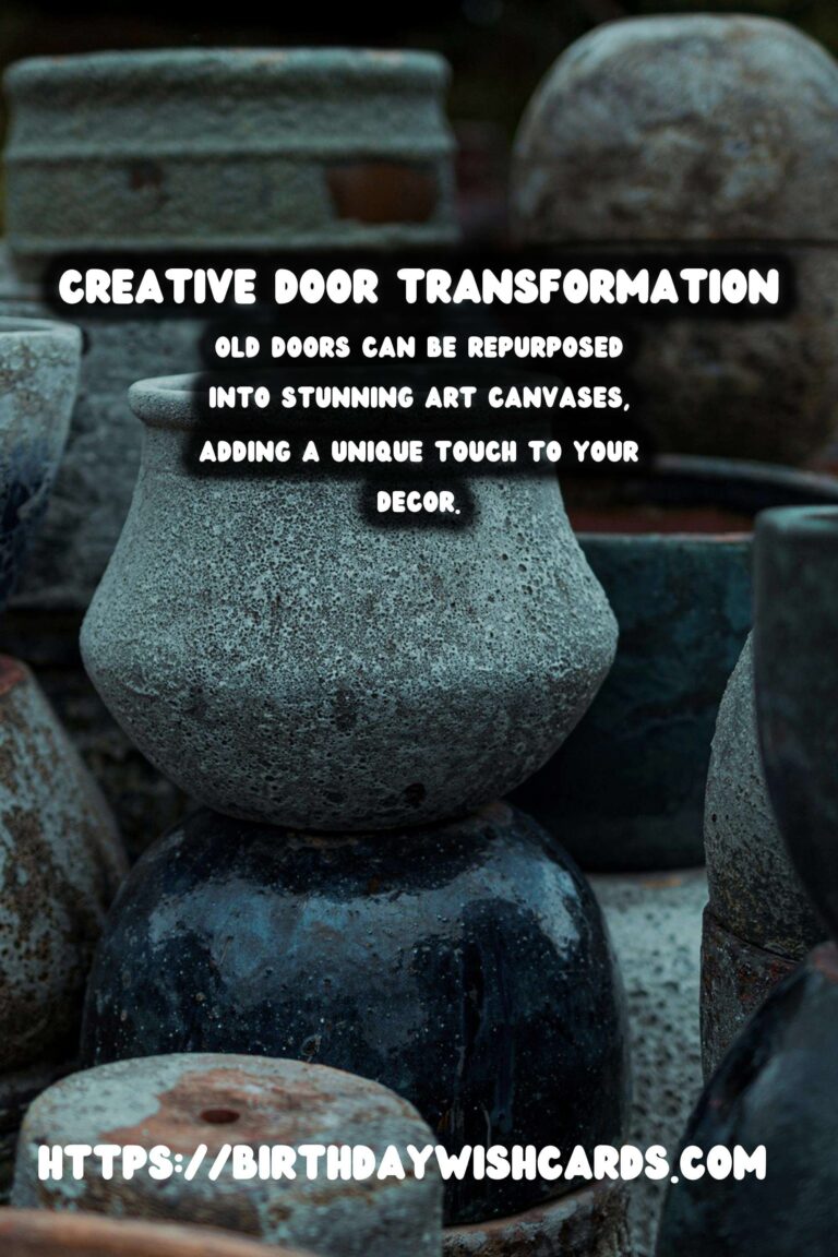 Transforming Old Doors into Unique Art Canvases: A Creative Guide
