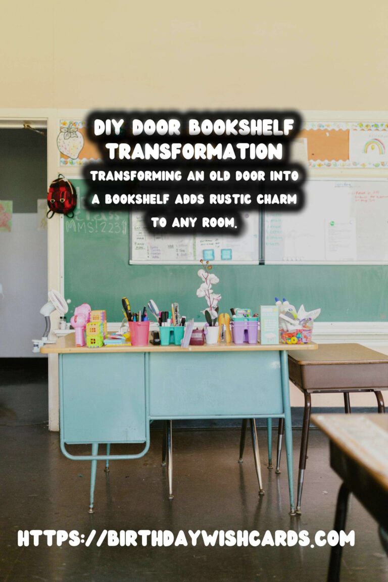 Transforming Old Doors into Unique Bookshelves: A DIY Guide