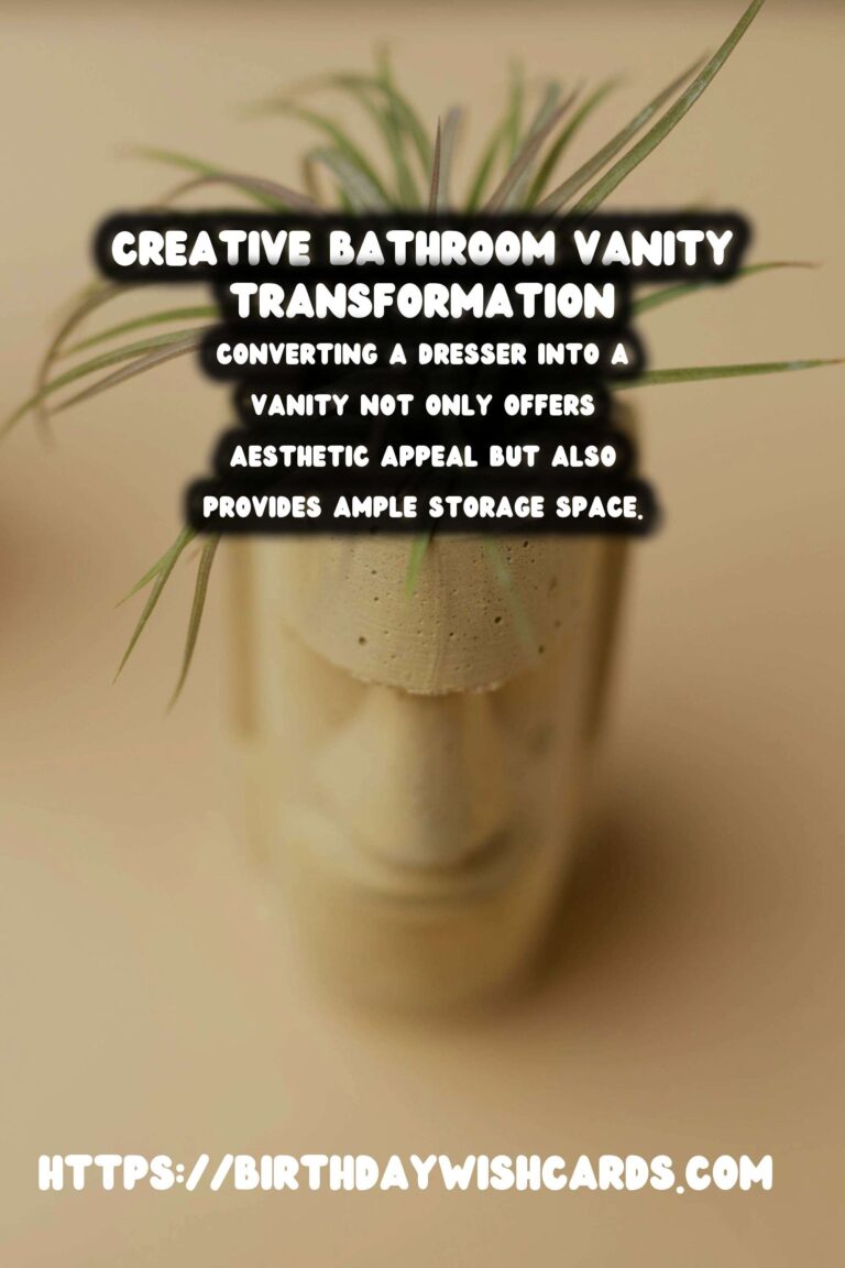 Transforming Old Dressers into Bathroom Vanities: A Creative Guide