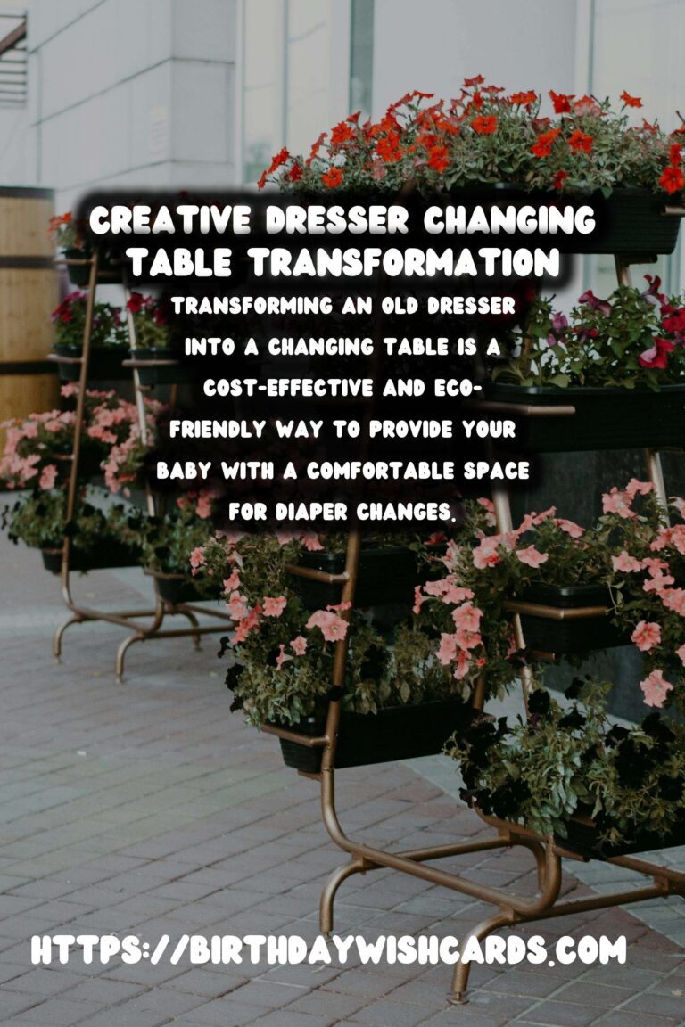Transforming Old Dressers into Functional Changing Tables