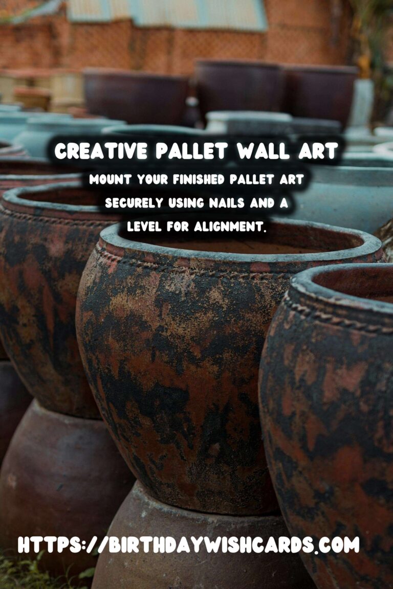 Transforming Old Pallets into Stunning Wall Art