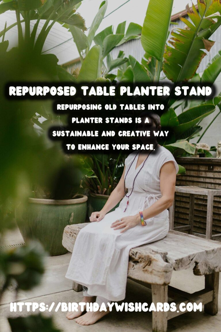 Transforming Old Tables into Beautiful Planter Stands