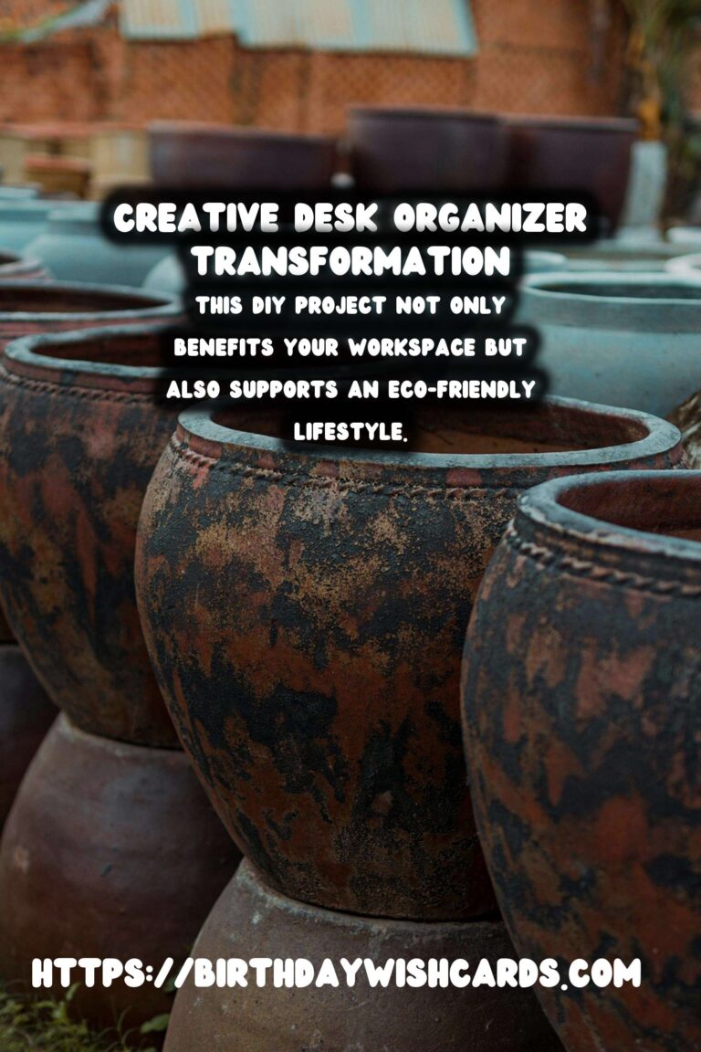 Transforming Old Tables into Desk Organizers: A Creative DIY Guide