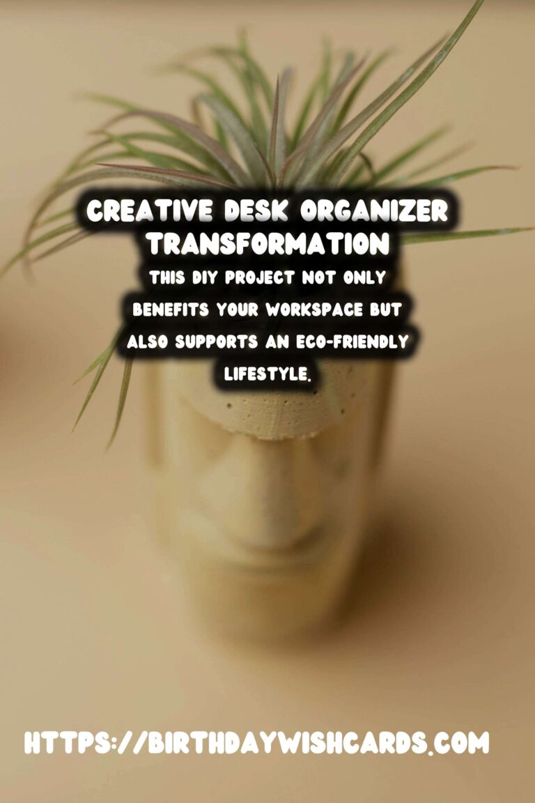 Transforming Old Tables into Desk Organizers: A Creative DIY Guide