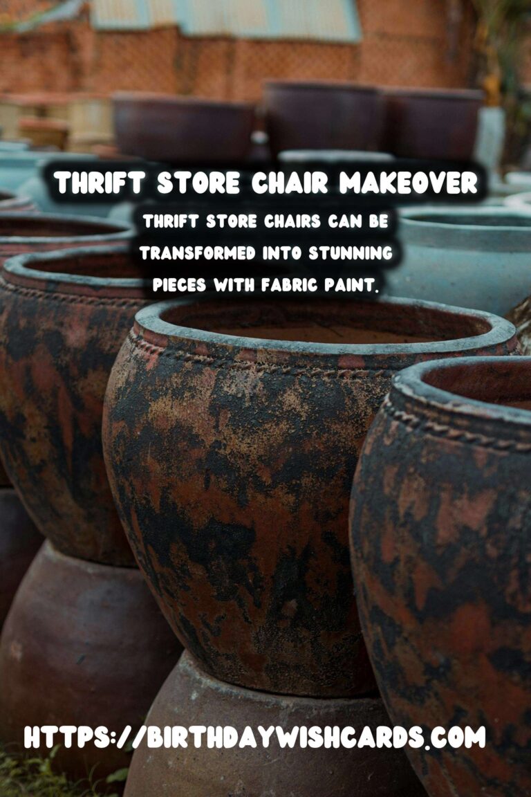 Transforming Thrift Store Chairs with Fabric Paint: A DIY Guide