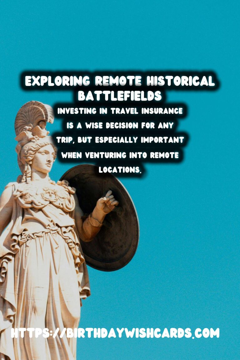Travel Safety Tips for Visiting Remote Historical Battlefields