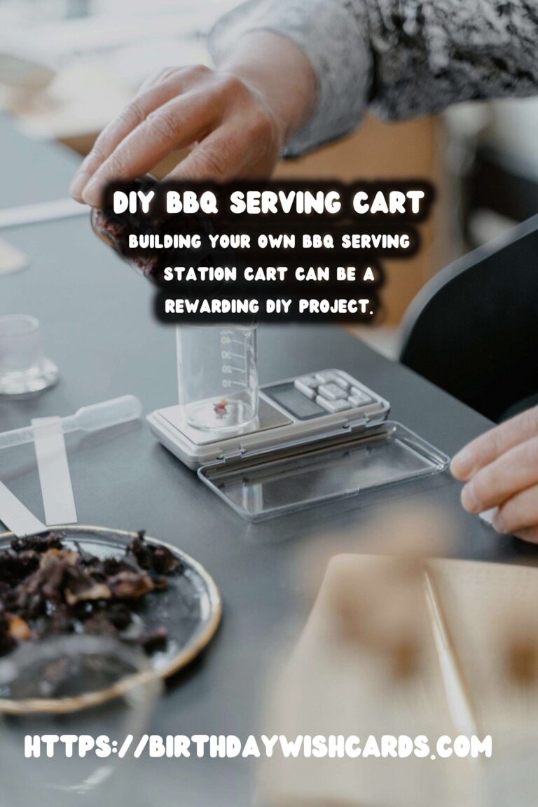 Ultimate Guide to Creating a Summer BBQ Serving Station with a DIY Cart