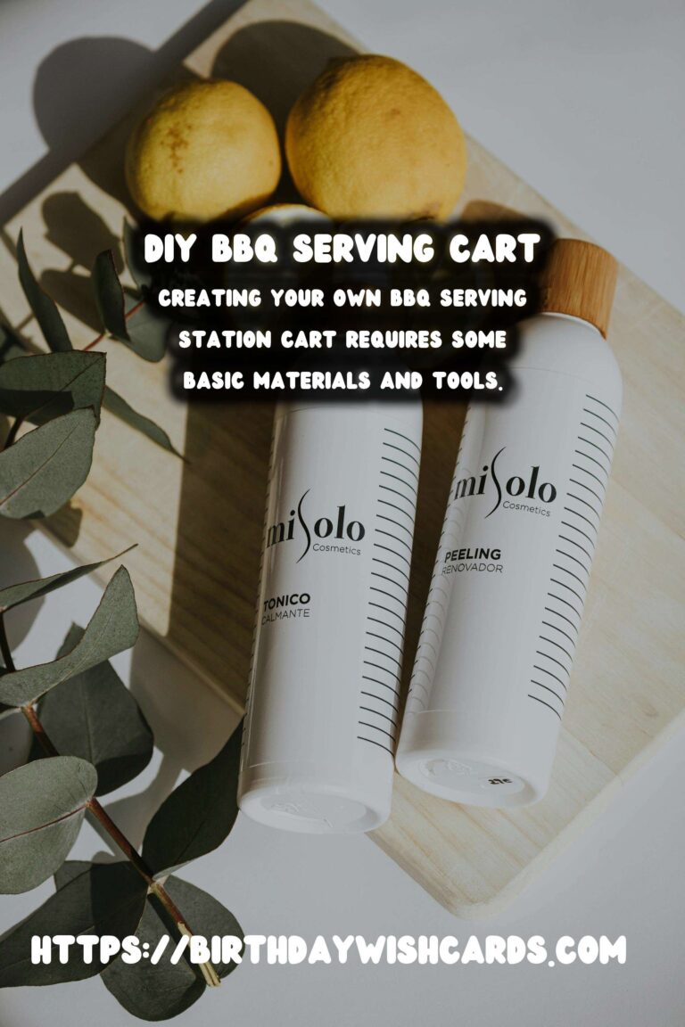 Ultimate Guide to Creating a Summer BBQ Serving Station with a DIY Cart