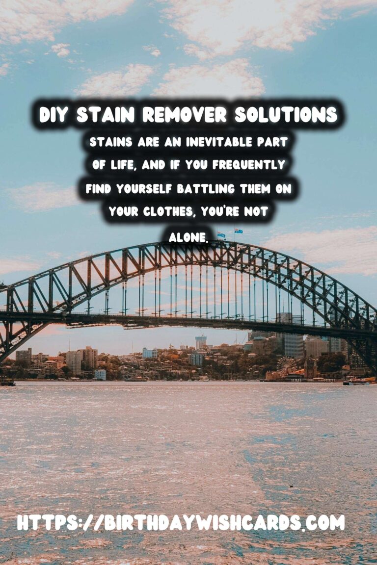 Ultimate Guide to Homemade Stain Remover for Clothes