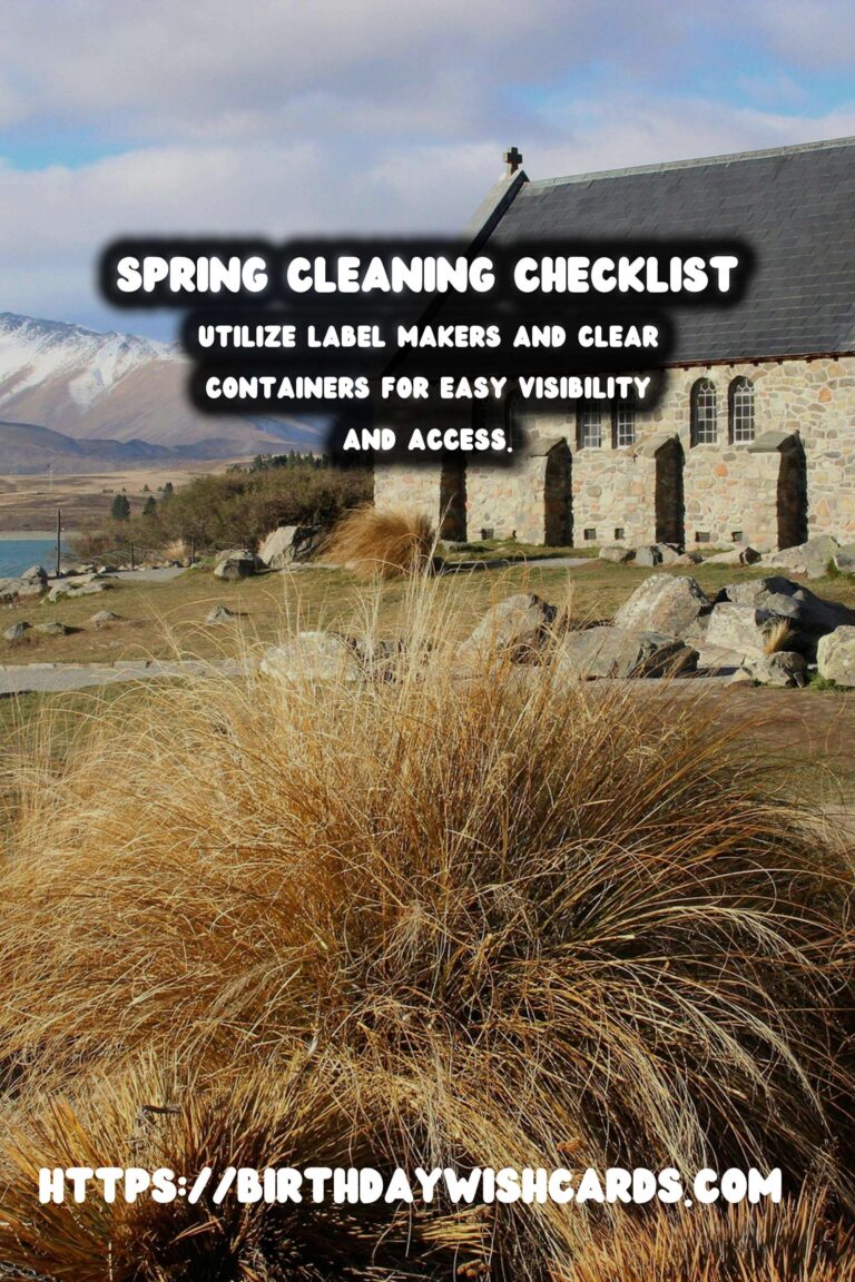 Ultimate Guide to Spring Cleaning: Home Organization Checklist