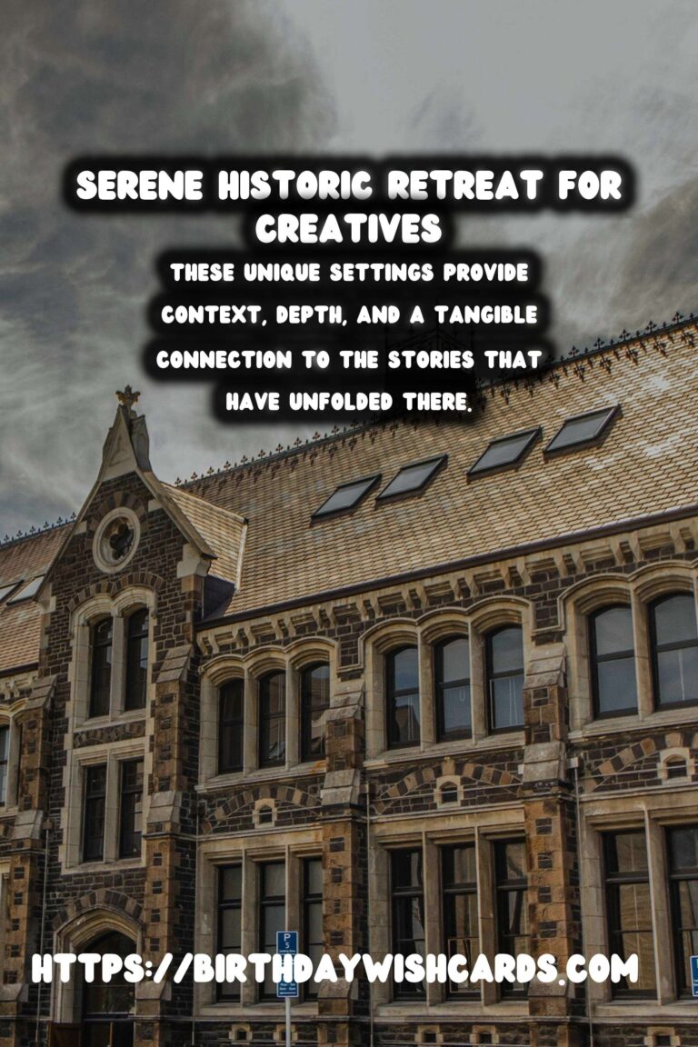 Uncovering Inspiration: Remote Historical Retreats for Writers and Creatives