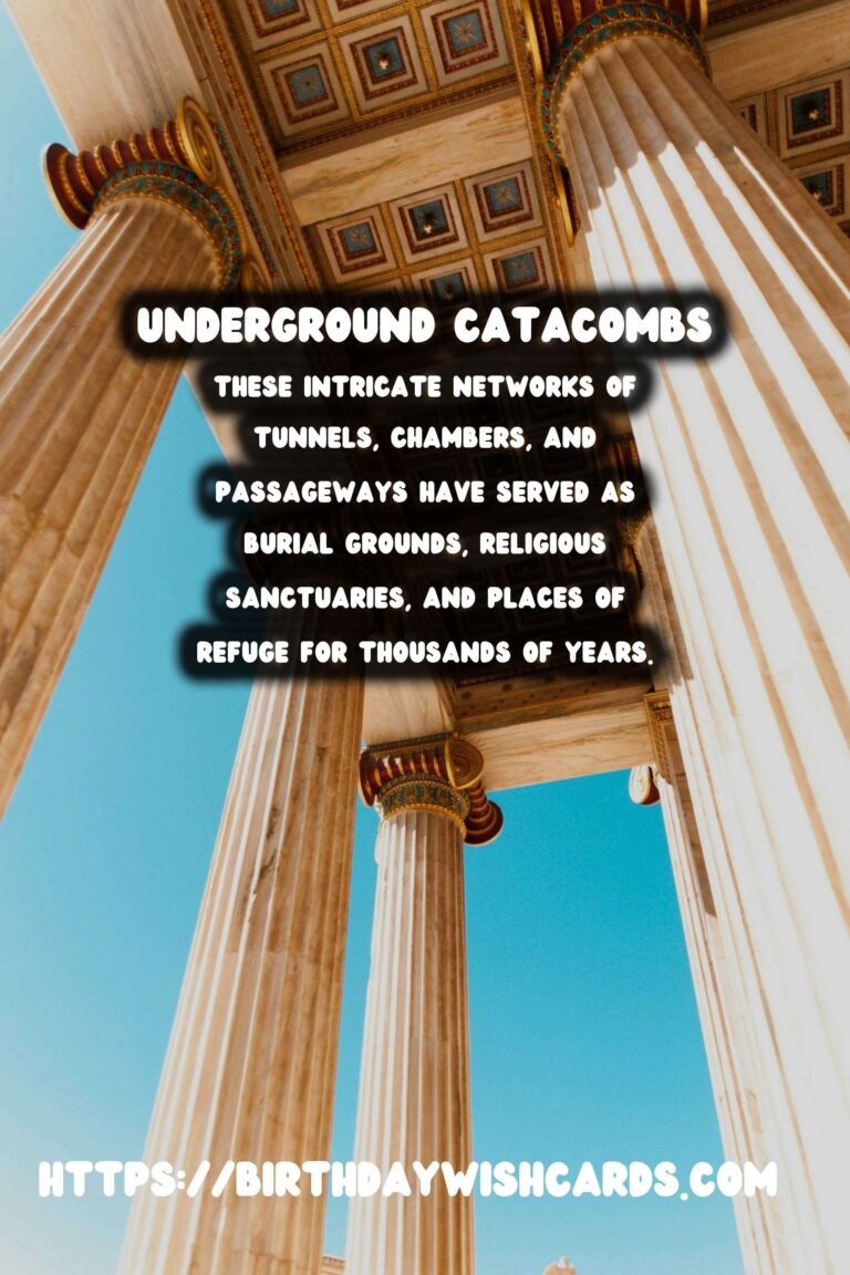 Underground Catacombs: Exploring Historical Burial Grounds