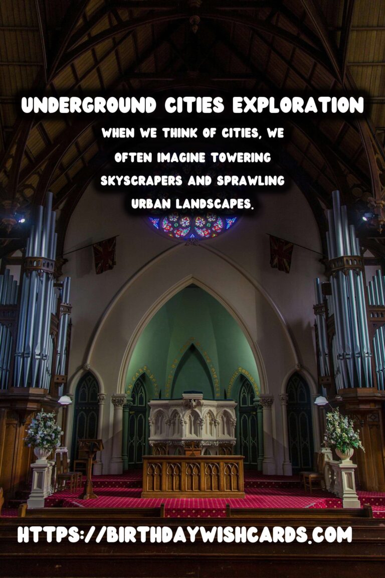 Underground Cities: Exploring the Hidden Histories Beneath Our Feet